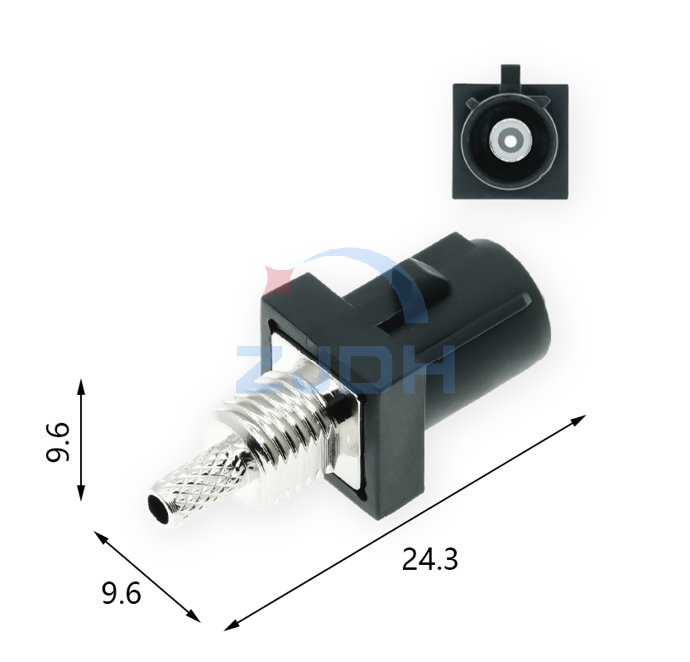 法克拉短体公壳A型-ZJDH-乐清市地宏接插件有限公司