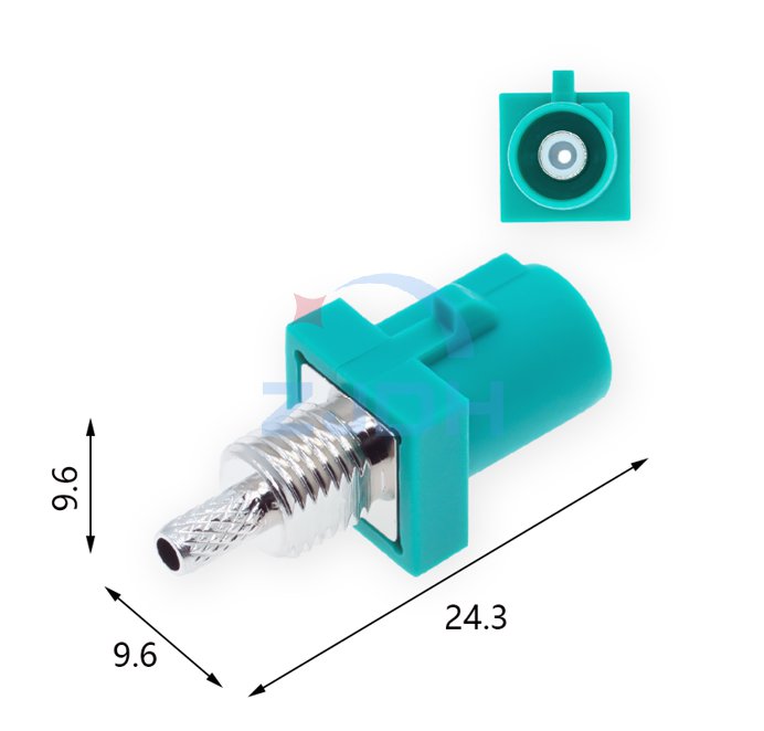 法克拉短体公壳E型-ZJDH-乐清市地宏接插件有限公司