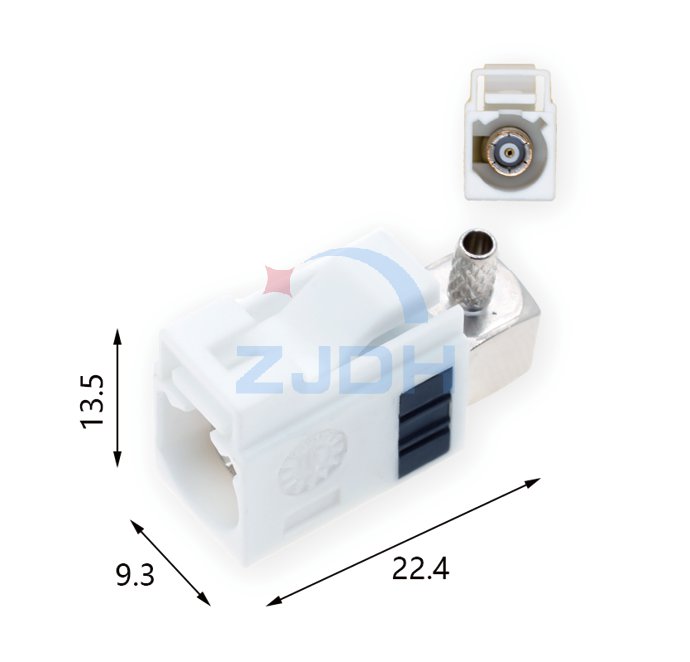 法克拉短体母壳B型-ZJDH-乐清市地宏接插件有限公司