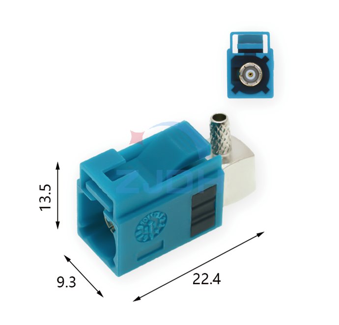 法克拉短体母壳Z型-ZJDH-乐清市地宏接插件有限公司