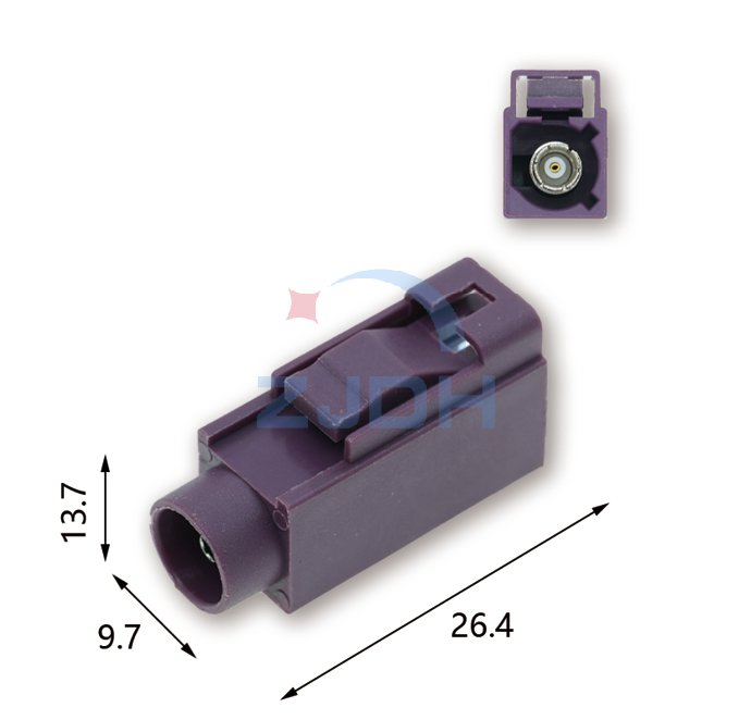 法克拉长体母壳D型-ZJDH-乐清市地宏接插件有限公司