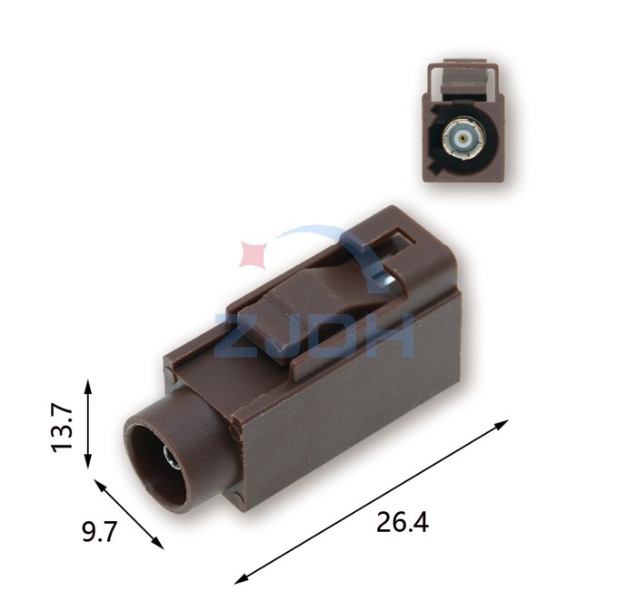 法克拉长体母壳F型-ZJDH-乐清市地宏接插件有限公司