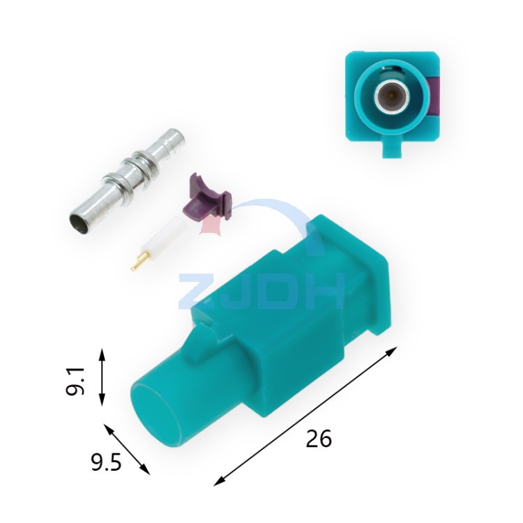 大众天线头4件套_绿色-ZJDH-乐清市地宏接插件有限公司