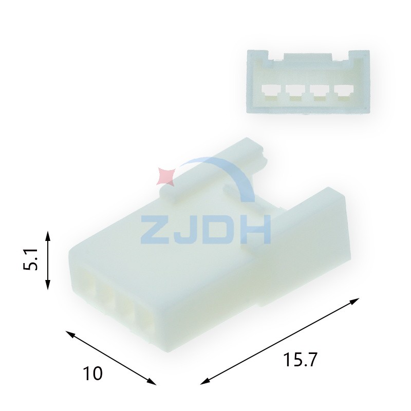 HY-4P_母壳白色-ZJDH-乐清市地宏接插件有限公司